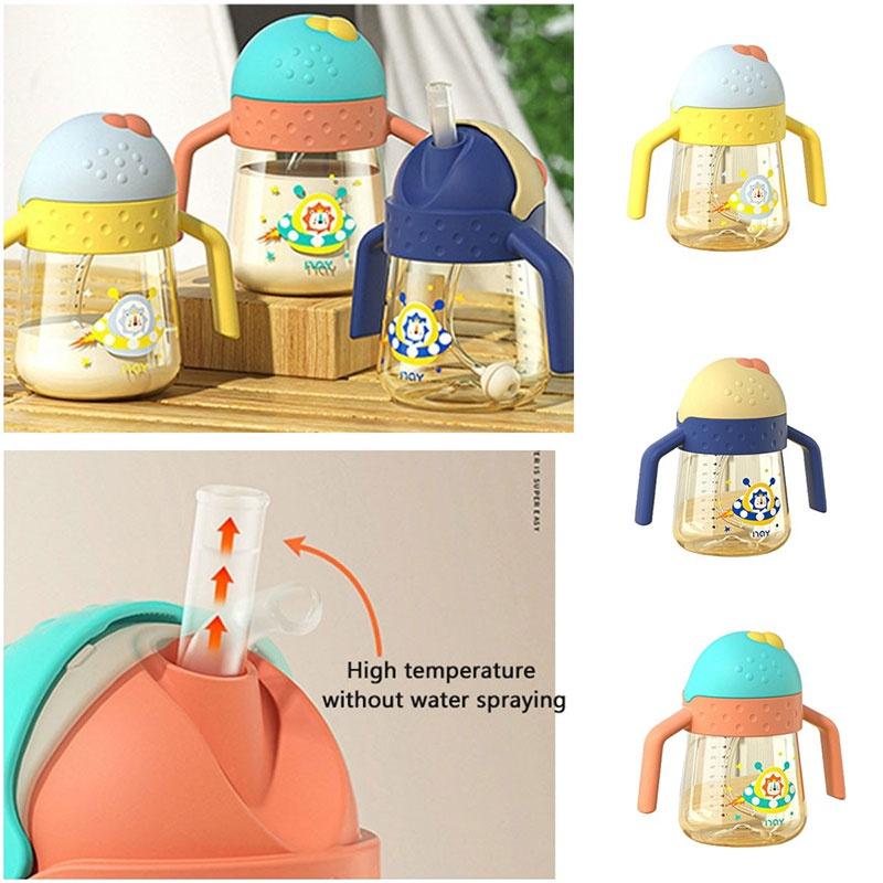 PP Антиколиковая детская бутылочка для кормления 300 мл Широкое горлышко Бутылочка для обучения питью молоко