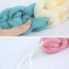 Colour Block Foaming Net Mesh Bath Towel Simple Bath Sponge  Shower Use