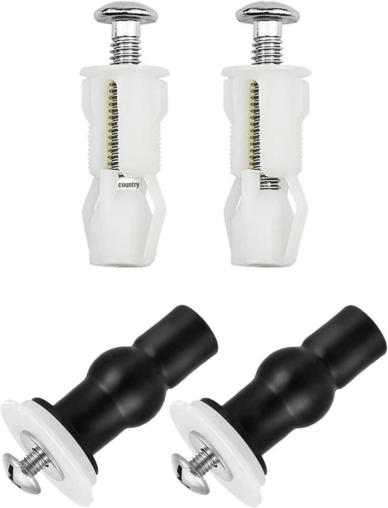 Универсальная фурнитура для сиденья унитаза: Высококачественные резиновые и нейлоновые распорные винты