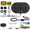 980 Miles 4K Digital HDTV Indoor Antenna with Signal Enhancement TV Broadcasting DTB-T2