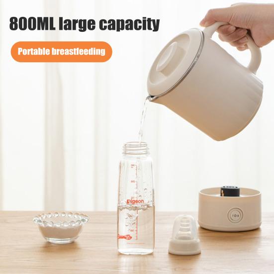 800ml Collapsible Travel Electric Kettle BPA-Free Auto Shut-off Foldable Design Portable 600W Water Boiler Small Kettle