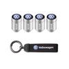 Car Tire Wheel Valve Caps Cover/Car Key Chain Ring Keychain For VW Golf Tiguan Jetta Passat T5 Polo Touran GTI Caddy Transporter zq2