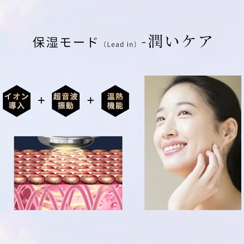 Peipai Ультразвуковое устройство для красоты лица, Многофункциональное устройство для красоты лица с ионофорезом, Ионным экстрактором, Термоуходом и Уходом за глазами, 5 уровней А