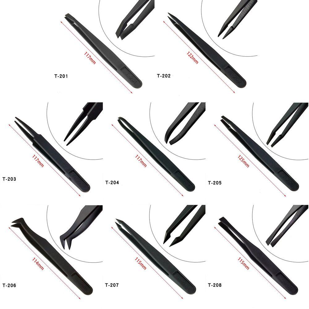 Curved Straight For Electronics Laboratory Work DIY Tools Repair Tools Tweezers Maintenance Tools