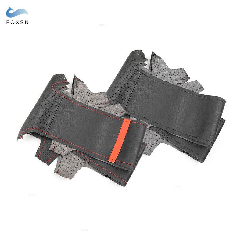 Автомобильные аксессуары, чехол на руль, отделка из перфорированной кожи из микрофибры для Mercedes Benz C Class W204 2007 2008 2009 2010