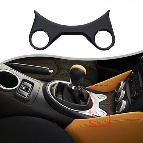 Glossy Black Center Console Panel Trim Sticker For Nissan 370Z Z34 MT 08-20