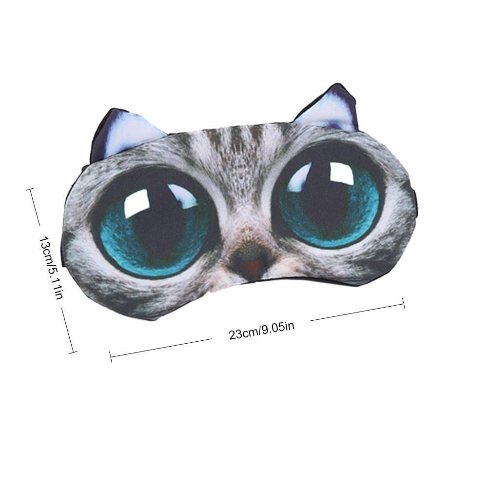 Hot Fashion Cartoon Animal Blindfold Sleeping Aid Shade Cover 3D Sleeping Eyepatch Nap Eye Mask