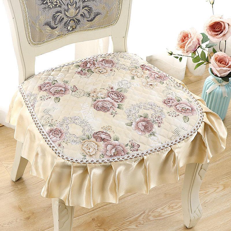 1 шт. Нескользящая подушка на стул для дома и офиса - моющаяся, тканевая подушка на сиденье в современном стиле для обеденных и кухонных стульев