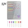 Reusable Daily Reminder Board Acrylic Magnetic Planning Board, Dry Erase Notepad Memo for Fridge, Wall Calendar Clear Monthly Weekly Meal Menu Planner