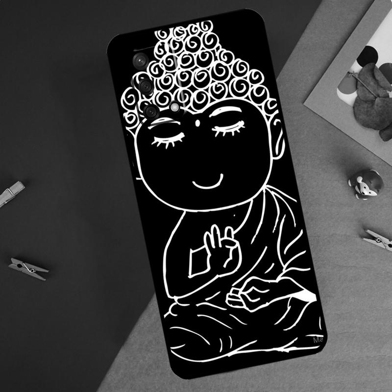 Милый Будда Монах Дзен Буддизм Для Oppo A18 A38 A58 A78 A98 A40 A60 A80 A74 A94 A54 A16 A76 A96 A15 A57S A17 A77 Чехол для Телефона