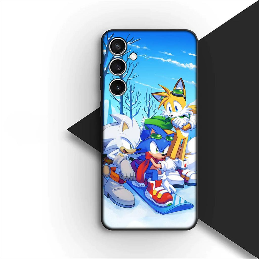Cover for Samsung Galaxy S24 S25 S23 FE Ultra Plus S7 Edge S25+ S23+ A56 5G Casing Phone Case game S-Sonics Anime HedgehogS