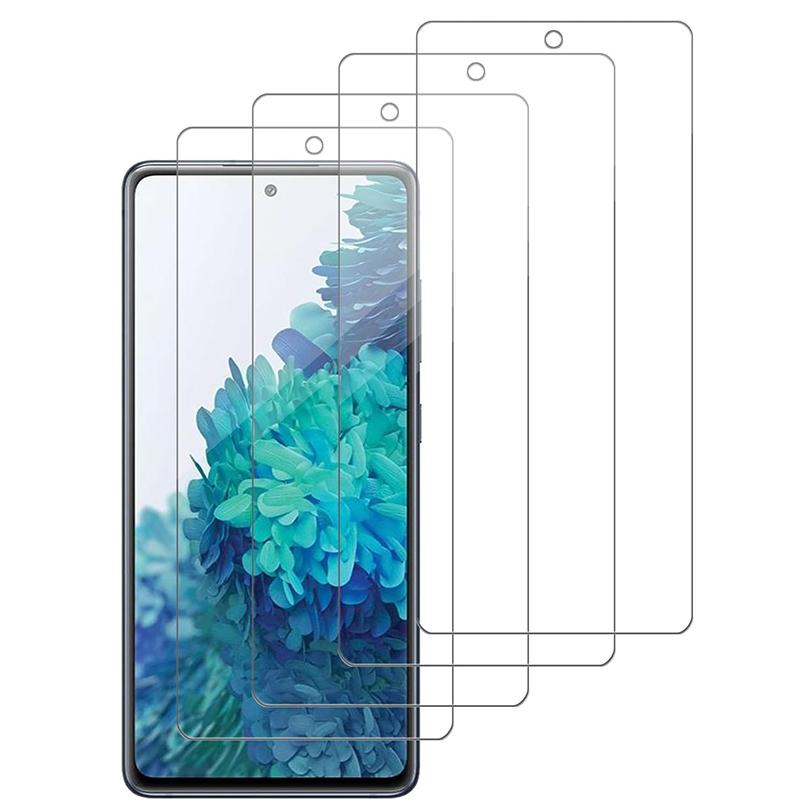 4 шт. Премиальное закаленное стекло для Samsung Galaxy S26 S25 Edge S24 Ultra S23 S22 S21 Plus FE Note20 Защитная пленка для экрана Стекло для разблокировки по отпечатку пальца
