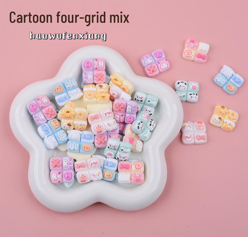 Миниатюрное печенье-коала, игрушка-симуляция - мультяшные DIY смоляные аксессуары для чехла телефона и бижутерии ручной работы