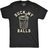 Футболки Crazy Dog Мужская футболка Suck My Balls Смешная с графикой Boba Tea Bubble Drink Новинка Графическая футболка