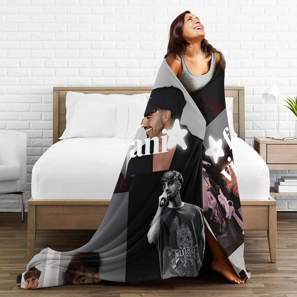 Fede V-Vigevani Warm Blanket Club Misterios Airplane Travel Plush Throw Blanket Home Decor Flannel Bedspread Sofa Bed Cover