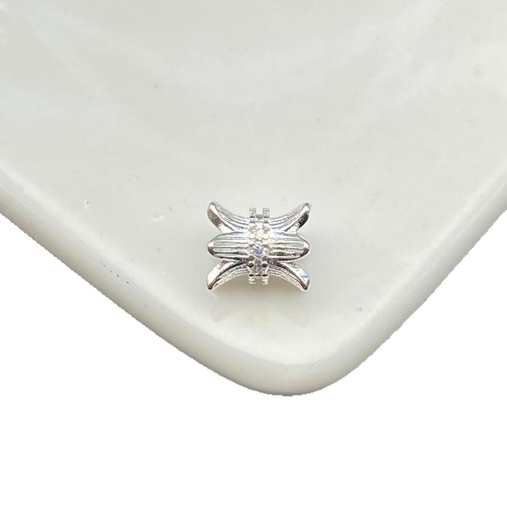 Циркониевые Бусины со Стразами для DIY Украшений - Тонкие Разделительные Бусины, Ручная Работа, Кристальные Подвески, Бисерная Работа