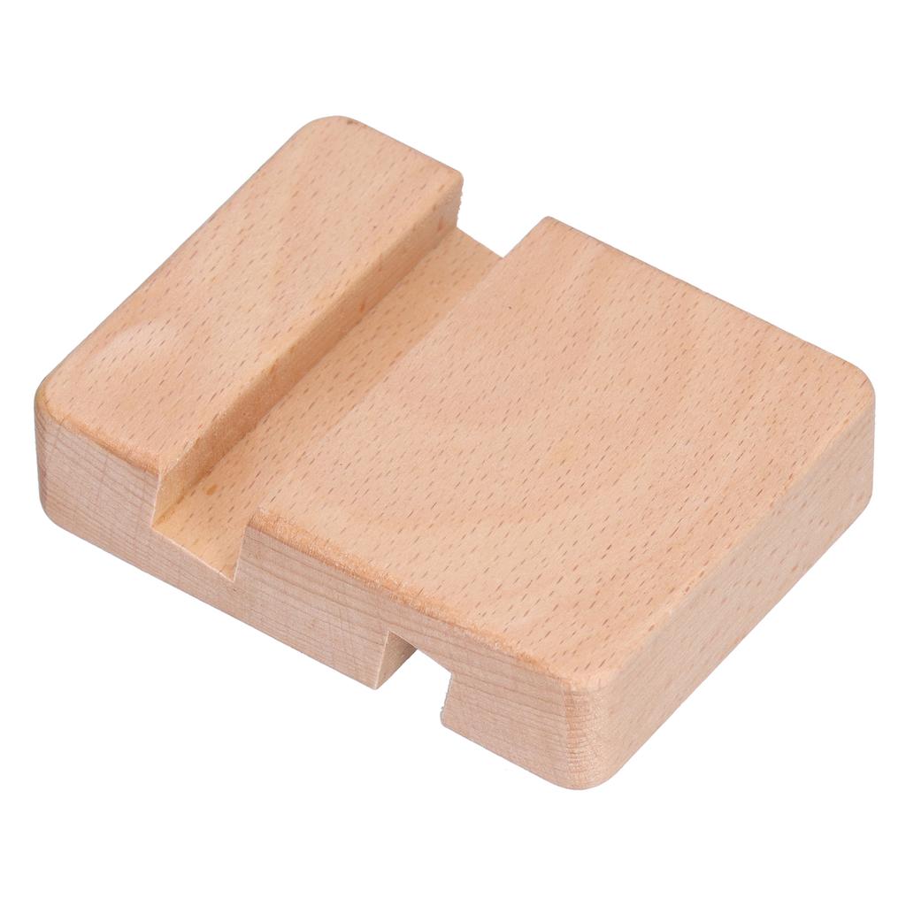 Phone Stand Wooden Compact Durable Universal Simple Stylish Modern Phone Holder for Home