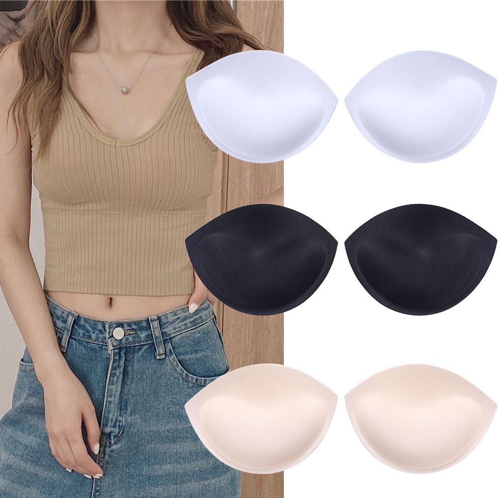 Up Summer Breast Bra Inserts Cups Thicken Chest Pads Sponge Bra Pads Inserts Chest Women Chest Cups