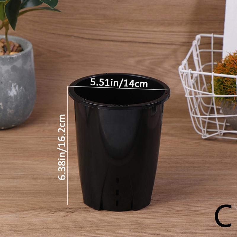 1 шт., цветочный горшок для орхидей, пластиковые горшки с отверстиями, поддон, декоративные контейнеры, утолщенные для комнатного сада, питомника