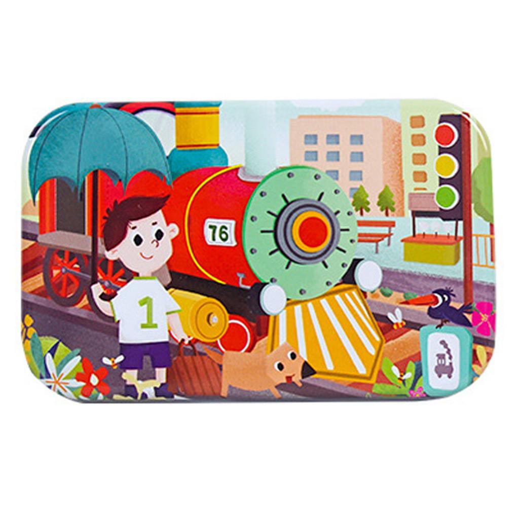 60 шт. пазлы мультяшные деревянные головоломки для детей ясельного возраста обучающие образовательные игрушки