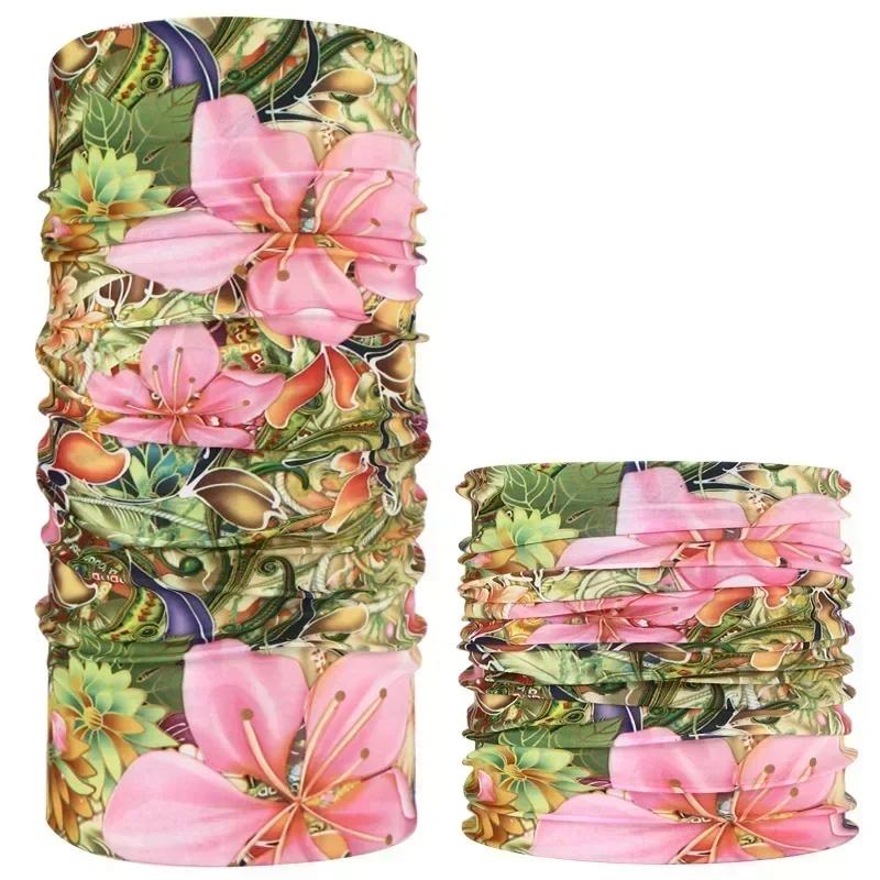 Бесшовный камуфляжный волшебный солнцезащитный шарф, повязка на голову с узором пейсли, велосипедная рыболовная трубка, защитный щиток для лица для мужчин и женщин, шарф 24*49 см