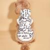 Толстовка для маленьких и средних собак, Текстовые надписи Cat Cloth, Одежда для собак с капюшоном, Мягкое весенне-летнее пальто, Одежда на любую погоду