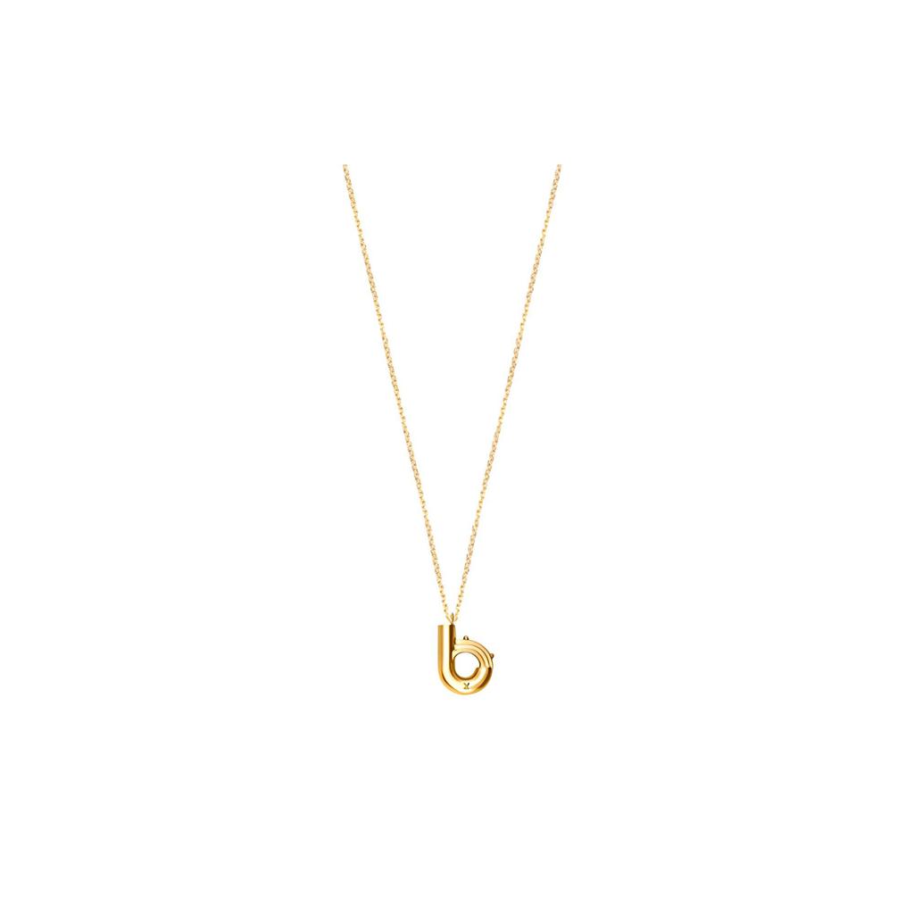 Louis Vuitton Lv & Me Letter B Necklace Unisex necklace Gold M61057