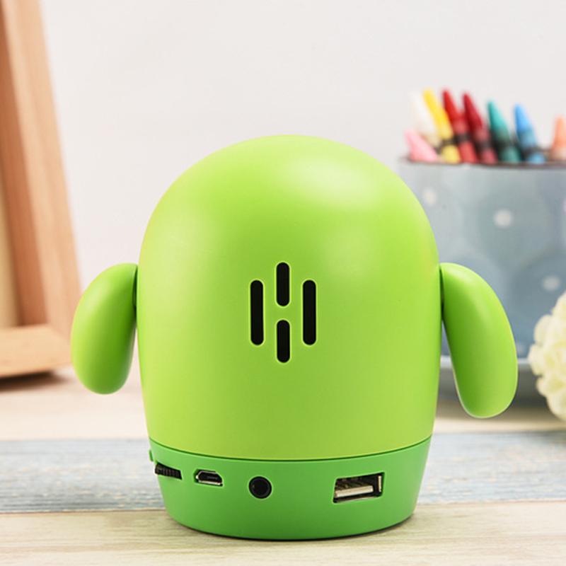 Детский мини-динамик, совместимый с Bluetooth, беспроводной портативный динамик Bluetooth V3.0 с картой Tf