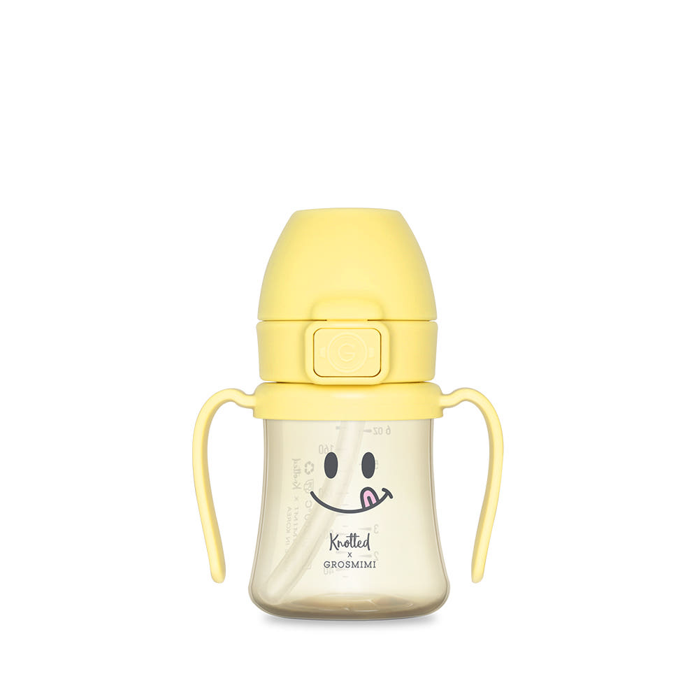 Grosmimi x Knotted PPSU Straw Cup (200ml) - Limited Edition