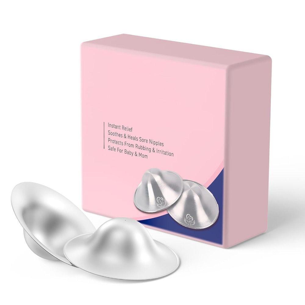 Целебные накладки на соски Серебряные накладки на соски Новые предметы первой необходимости для грудного вскармливания Грудное вскармливание для любой мамы