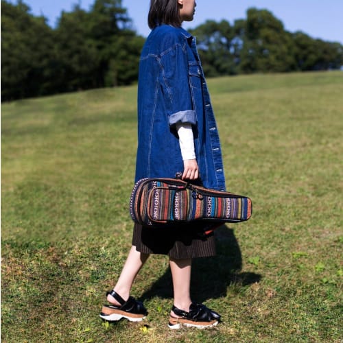 GONKISS Ethnic-Style Ukulele Case/Soft Case (Soprano)