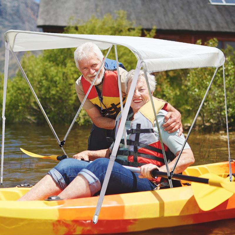 Портативный тент от солнца для лодки, складной тент для каяка, легкий тент для скоростной лодки, яхты, лодок, аксессуаров