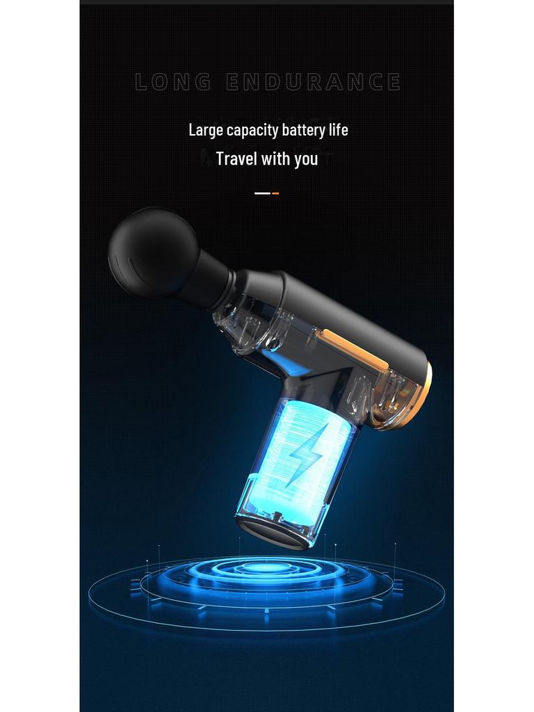 Профессиональный многофункциональный электрический шейно-фасциальный массажер-пистолет