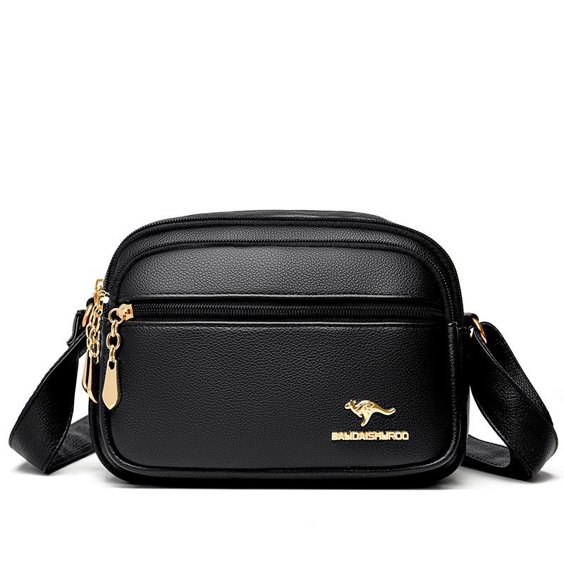 Women's Bag New Shoulder Bag Korean Version of Middle-aged Mother Bag Atmospheric Crossbody Bag for Women's Large Capacity Small Square Bag