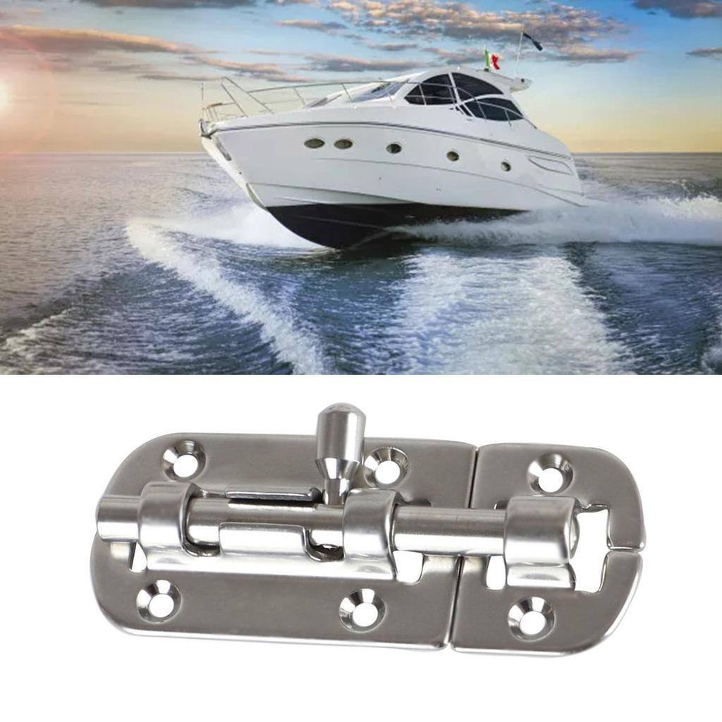 Защелка для замка двери лодки, из нержавеющей стали, для двери, окна, защелка, скользящий шпингалет, застежка, защелка, скользящий замок для морского использования