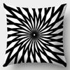 Черно-белая серия, чехол для подушки 45смX45см, наволочка, квадратный чехол для дивана, наволочка