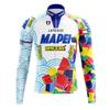 MAPEI Комплект: Зимняя веломайка с длинным рукавом и велотрусы на лямках Термофлис Мужчины Женщины Для шоссейных велосипедов