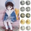 20pcs Mini Floral Button Buckle 5 Colors Pattern Decoration Buckles for 1/6 Doll