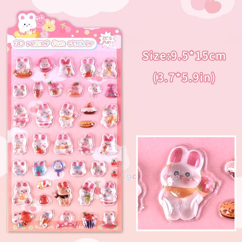 3D Милые Конфетные Капли Наклейки Kawaii 3D Рельефные Наклейки Чехол для Телефона Ноутбук Скрапбукинг Стикер-Шов Подарки на Вечеринку Детские Подарки