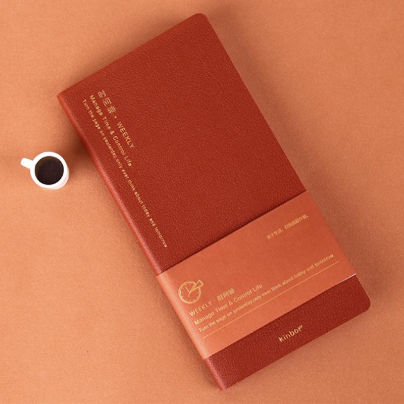 Kinbor Еженедельный планировщик Блокнот Расписание Ежедневный ежемесячный журнал Портативный дневник-планировщик Блокнот SchoolOffic