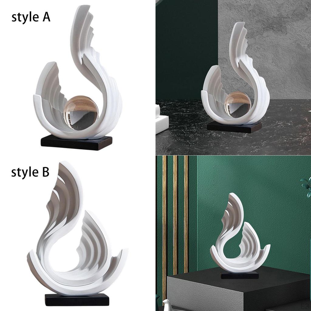 Абстрактная скульптура для украшения дома и подарка