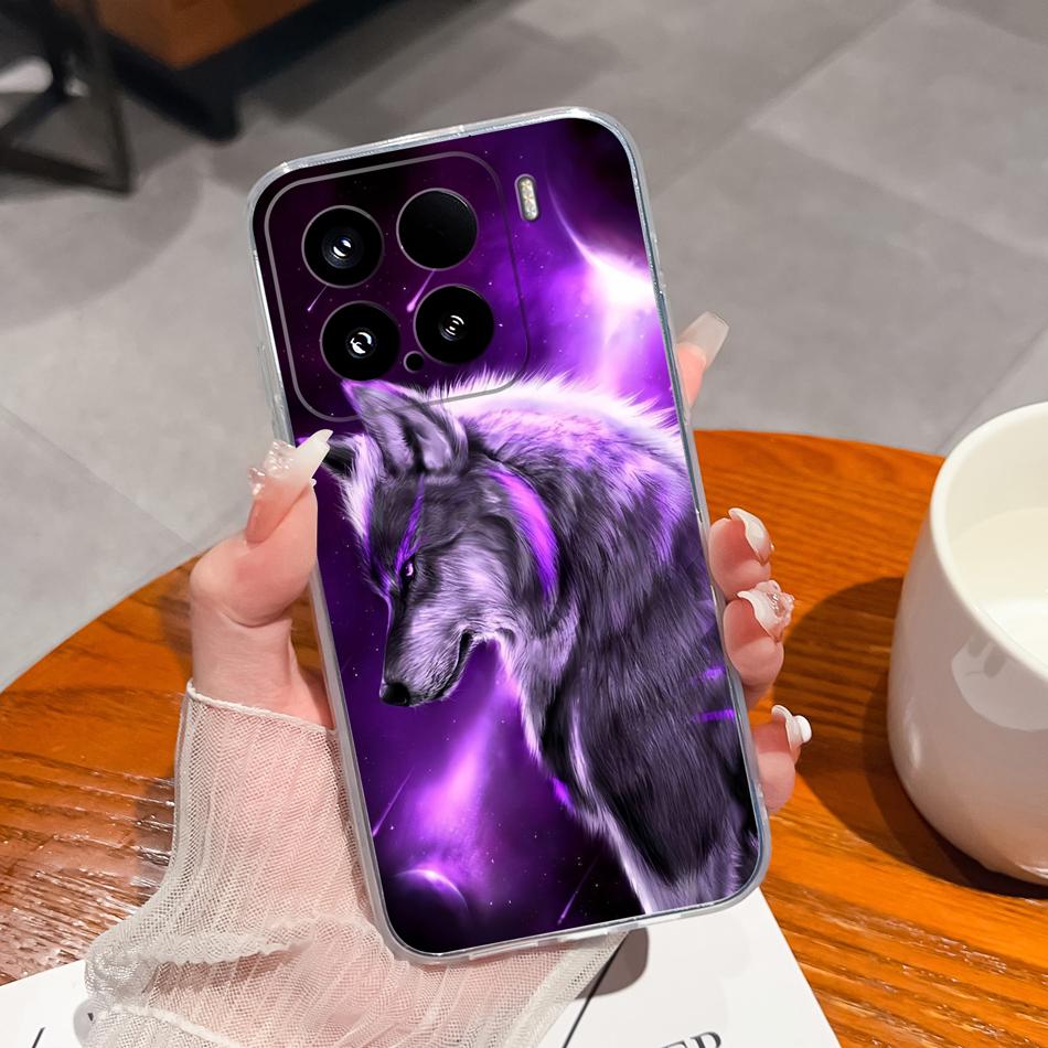 Чехол 'Цветы для отдыха' для Xiaomi 15 Pro, Прозрачные чехлы для телефона, Цветная мягкая задняя крышка для Xiaomi15 15Pro, Силиконовый противоударный корпус
