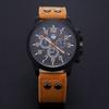 Fashion Leather Men's Sports Watch/Calendar Display/Casual