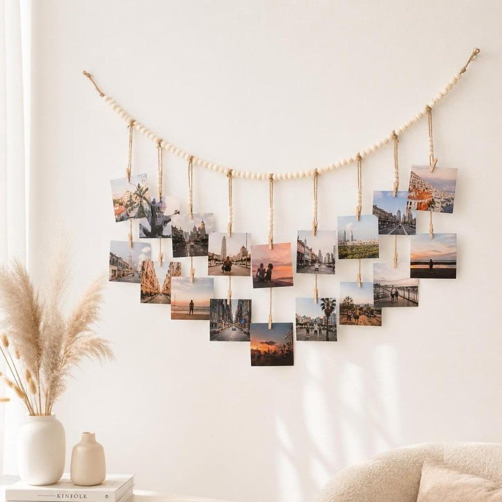 Minimalist Wall Hanging Photo Clip DIY Wall Decoration Frame Hanging Photo Display Living Room