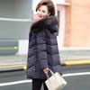 Winter Jacket Women Parkas Fur Collar Hooded Overcoat Femme Warm Thick Cotton Padded Parka Women Coat Outwear