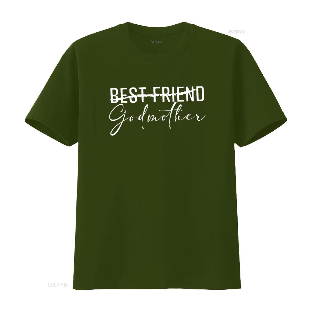 Godmother T Shirt for Women Funny Best Friend to Letter Print Cute Mom Casual  Tops vintage Washed Soft Unisex streetwear