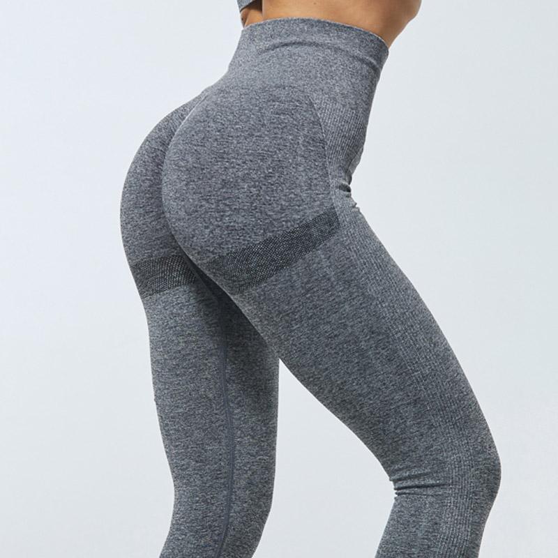 Спортивные бесшовные леггинсы для тренажерного зала