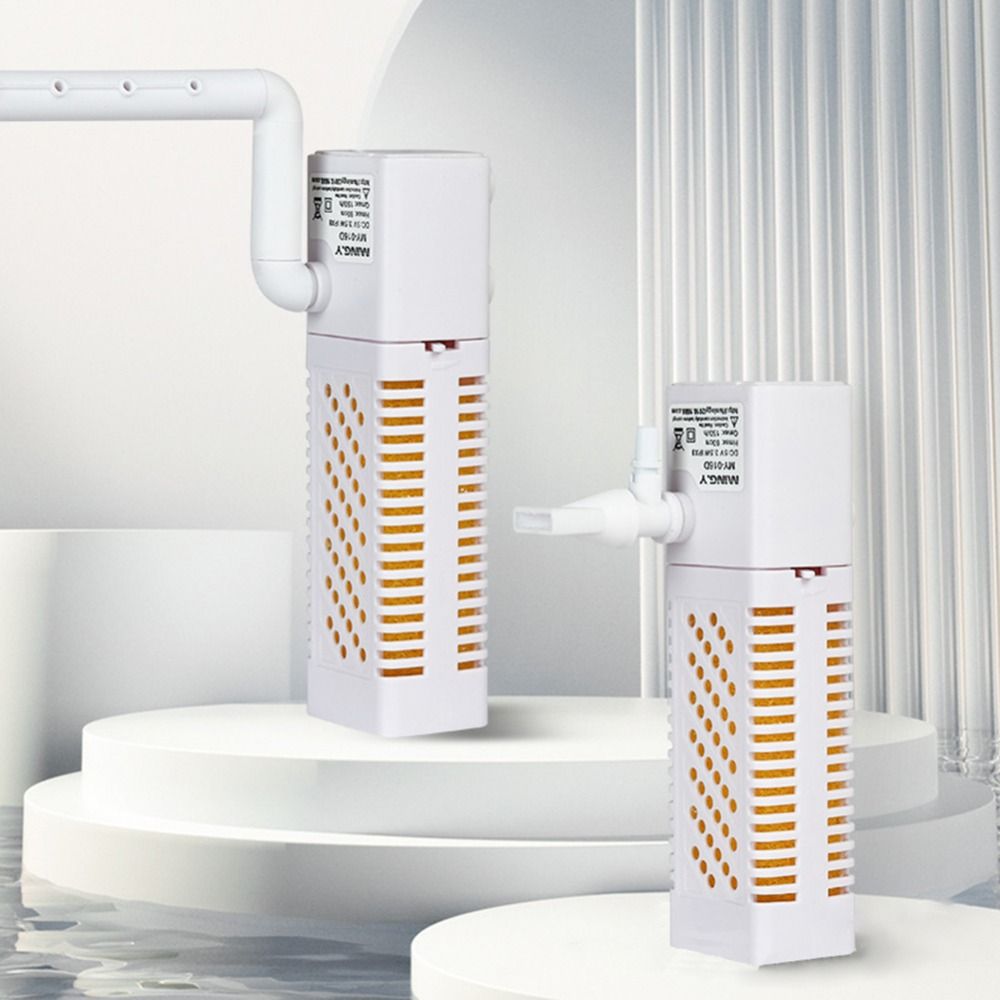 Внутренний фильтр для воды Аквариумный волногенератор Кислородная фильтрация Эффективные фильтры для аквариума