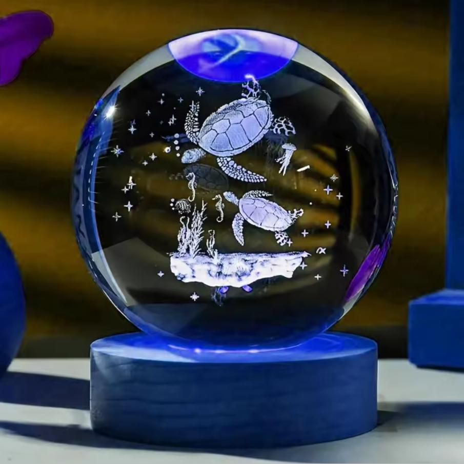 6 см 3D хрустальный шар хрустальная планета гравированная лазером солнечная система астрономический глобус подарок на день рождения стеклянный шар сфера украшение для дома
