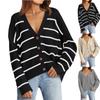 Women's Cardigan Sweaters Fall Oversized Open Front Button V Neck Lightweight Cardigans Knit Outerwear